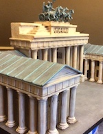 Details of David Marshalls magnificent replica of the Brandenberg gate. It uses C12 cornice and CM10 columns